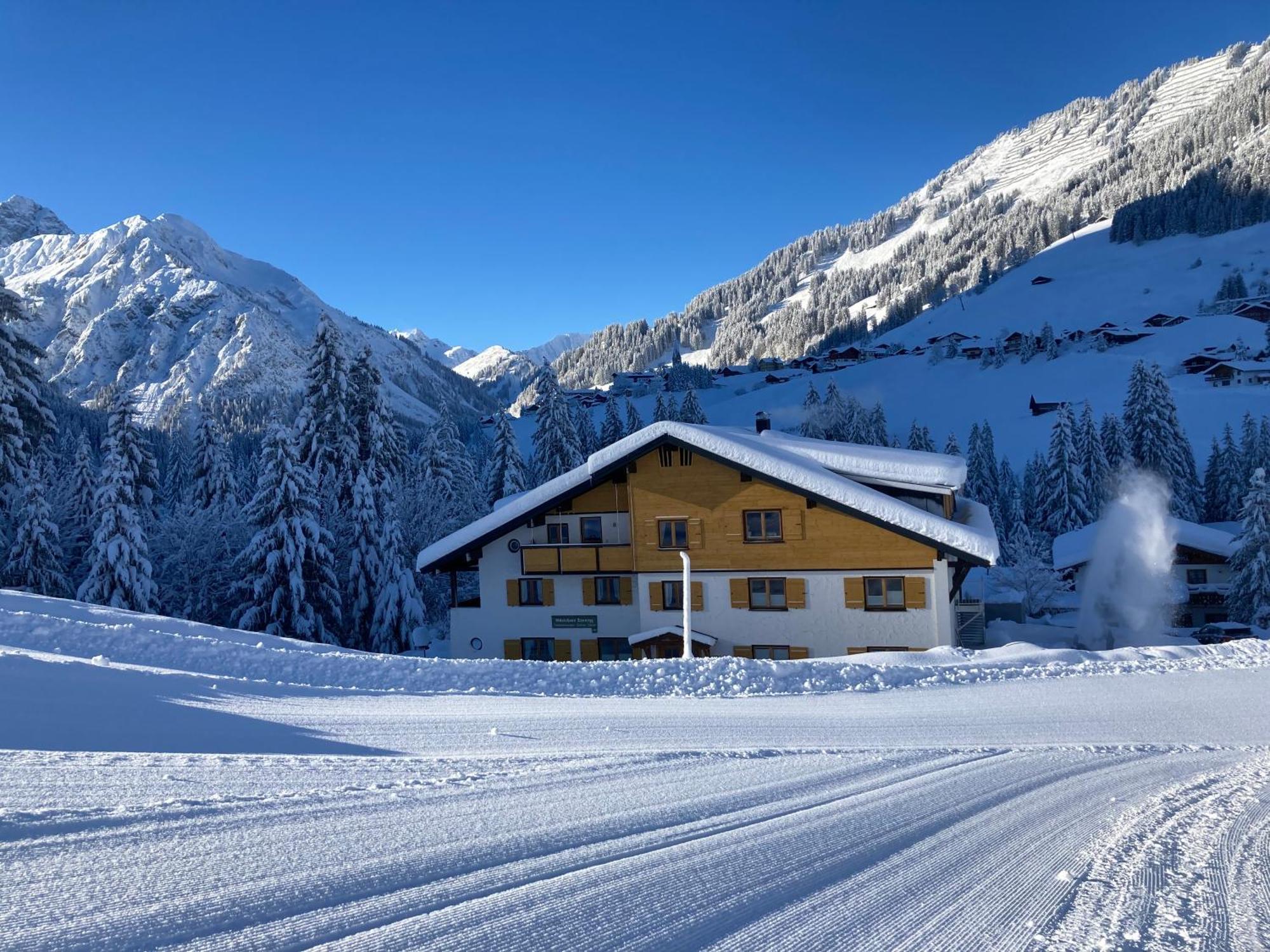 Gaestehaus Tannegg Mittelberg Exterior foto
